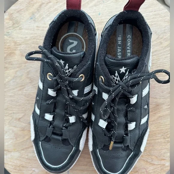 CONVERSE x Ibn Jasper Collab One Star Low Top Black/White/Spectra Yellow Size M9 - Picture 3 of 10